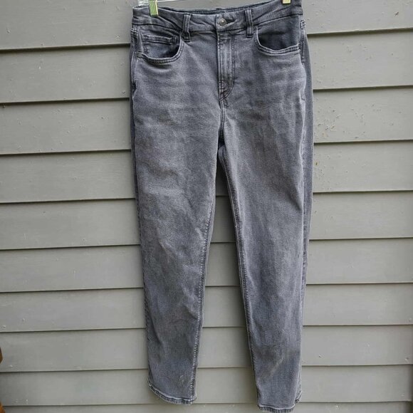 American Eagle Gray Real Good Jeans Size 8R - Picture 1 of 11